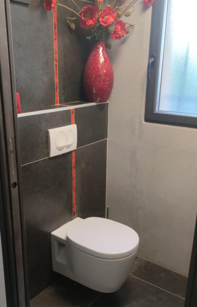 pose toilette